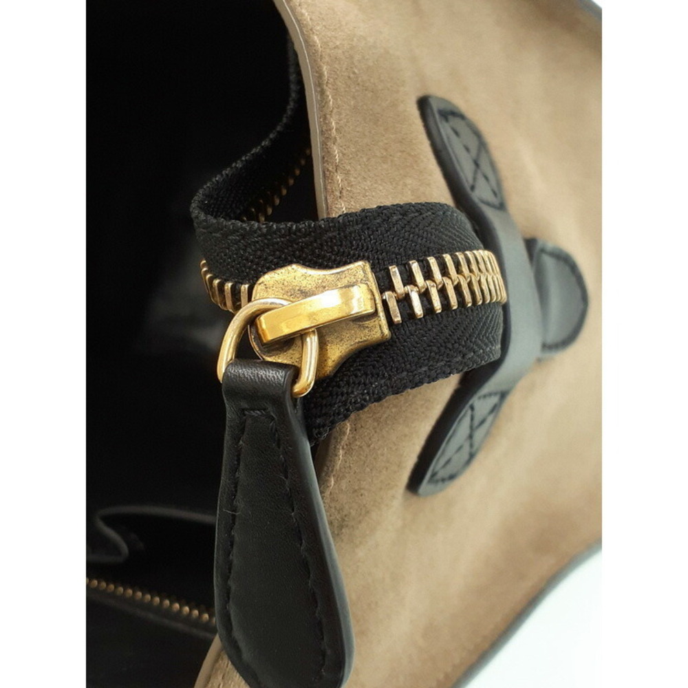 Celine Shopper Tote Calfskin Handbag Shoulder Leather - Picture 9 of 9